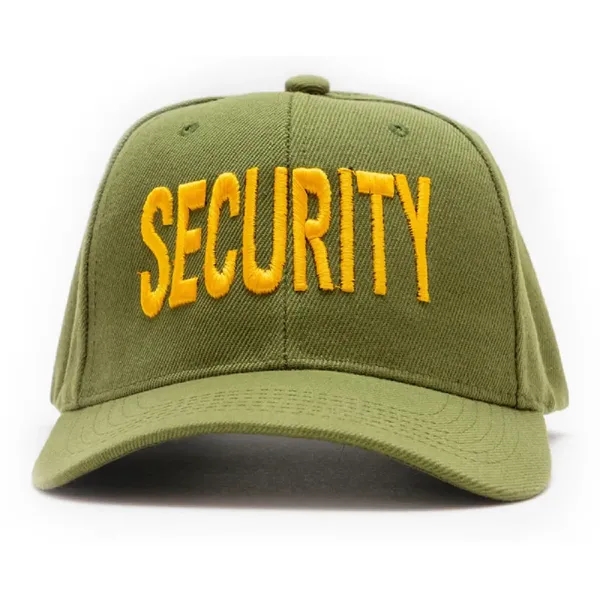 Green Cap With Gold SECURITY ID - Green Cap With Gold SECURITY ID - Image 2 of 2