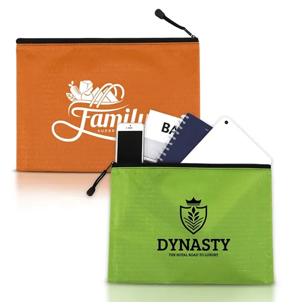 A4 Size Document Holder Zipper Organizer Pouch - A4 Size Document Holder Zipper Organizer Pouch - Image 0 of 5