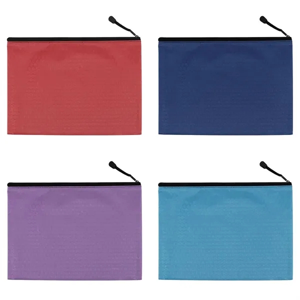 A4 Size Document Holder Zipper Organizer Pouch - A4 Size Document Holder Zipper Organizer Pouch - Image 3 of 5