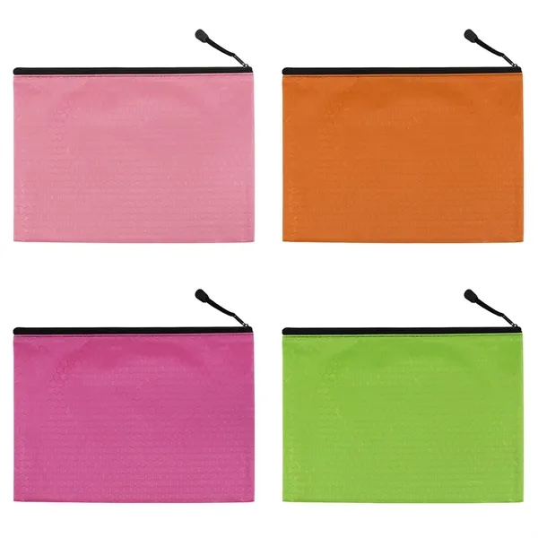 A4 Size Document Holder Zipper Organizer Pouch - A4 Size Document Holder Zipper Organizer Pouch - Image 4 of 5