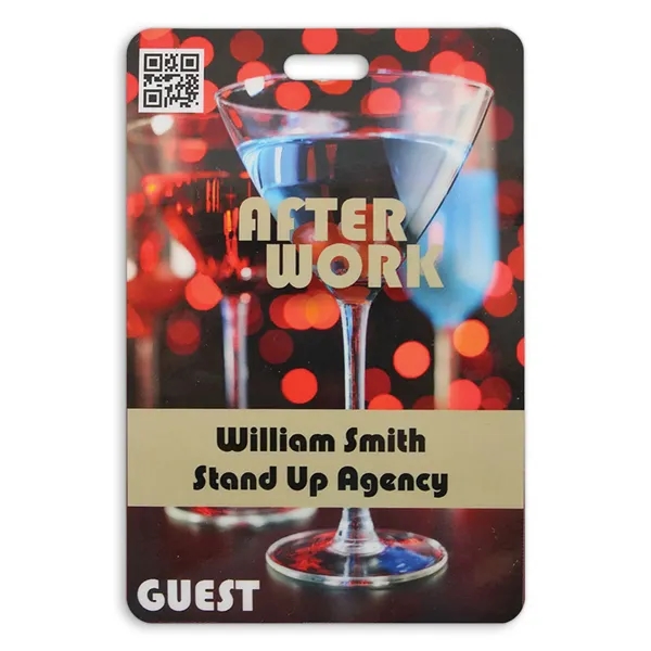 Jumbo Xpress Permanent Event Name Badges, 4" x 6" - Jumbo Xpress Permanent Event Name Badges, 4" x 6" - Image 1 of 3