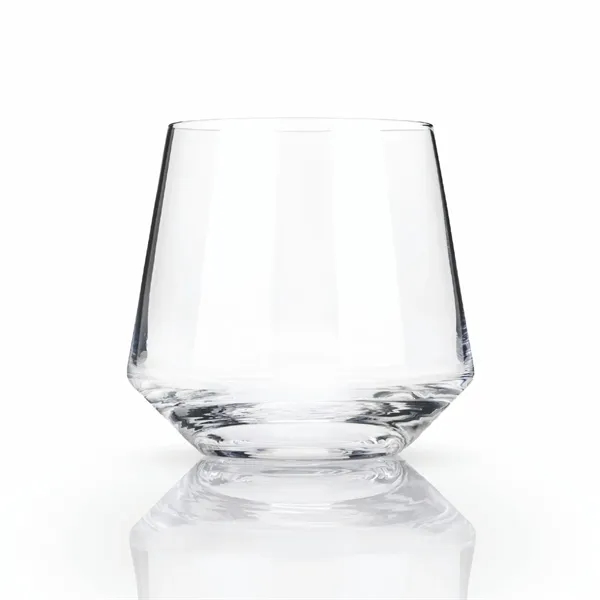 Viski® Raye Angled Crystal Cocktail Tumbler - Viski® Raye Angled Crystal Cocktail Tumbler - Image 4 of 9