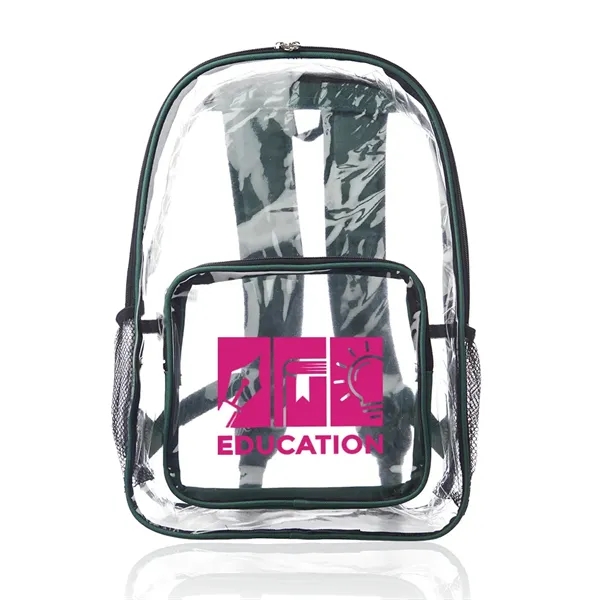 Pocket Clear Plastic Backpacks - Pocket Clear Plastic Backpacks - Image 4 of 7