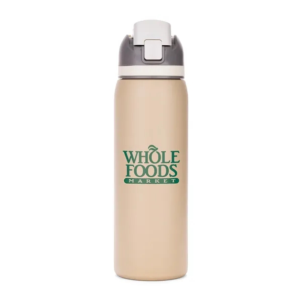 Three-Toned 27oz. Stainless Steel Straw Bottle - Three-Toned 27oz. Stainless Steel Straw Bottle - Image 2 of 8