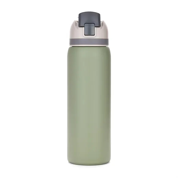 Three-Toned 27oz. Stainless Steel Straw Bottle - Three-Toned 27oz. Stainless Steel Straw Bottle - Image 4 of 8