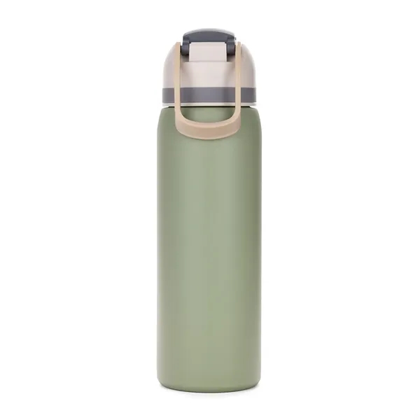 Three-Toned 27oz. Stainless Steel Straw Bottle - Three-Toned 27oz. Stainless Steel Straw Bottle - Image 5 of 8