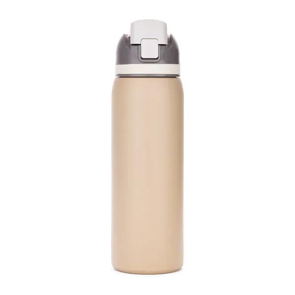 Three-Toned 27oz. Stainless Steel Straw Bottle - Three-Toned 27oz. Stainless Steel Straw Bottle - Image 7 of 8