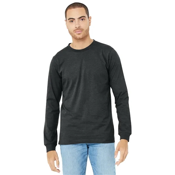BELLA+CANVAS Unisex Heather CVC Long Sleeve Tee - BELLA+CANVAS Unisex Heather CVC Long Sleeve Tee - Image 5 of 92