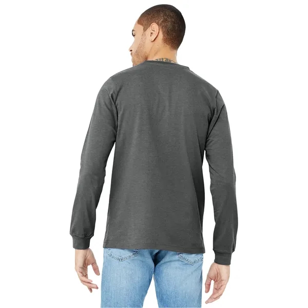 BELLA+CANVAS Unisex Heather CVC Long Sleeve Tee - BELLA+CANVAS Unisex Heather CVC Long Sleeve Tee - Image 11 of 92