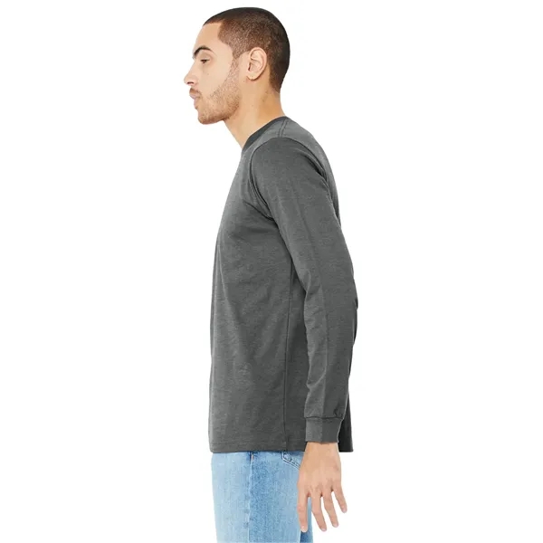 BELLA+CANVAS Unisex Heather CVC Long Sleeve Tee - BELLA+CANVAS Unisex Heather CVC Long Sleeve Tee - Image 12 of 92
