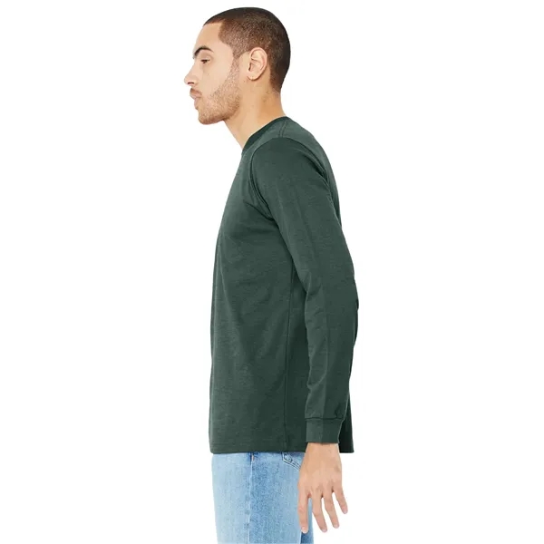 BELLA+CANVAS Unisex Heather CVC Long Sleeve Tee - BELLA+CANVAS Unisex Heather CVC Long Sleeve Tee - Image 38 of 92