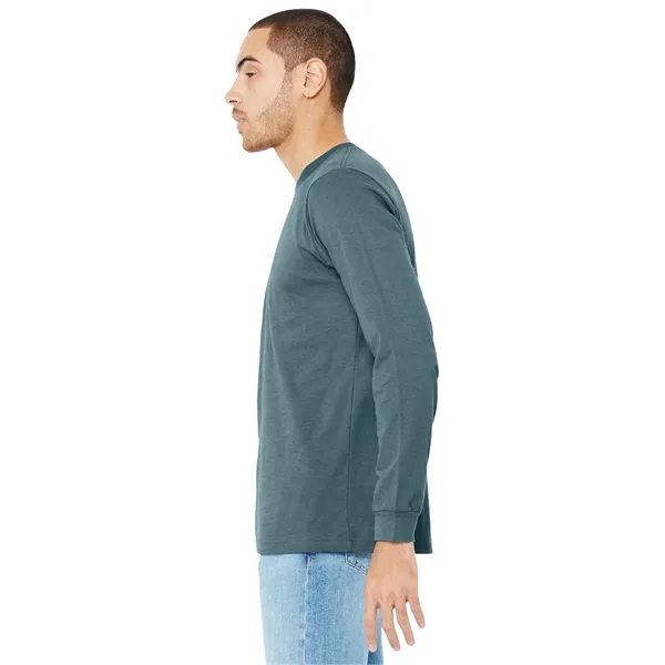 BELLA+CANVAS Unisex Heather CVC Long Sleeve Tee - BELLA+CANVAS Unisex Heather CVC Long Sleeve Tee - Image 48 of 92