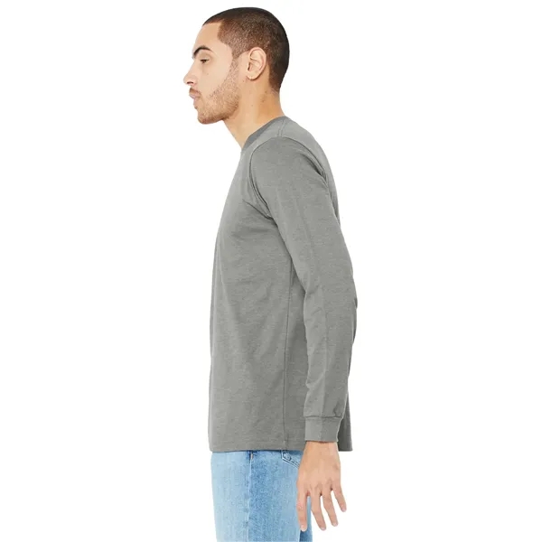 BELLA+CANVAS Unisex Heather CVC Long Sleeve Tee - BELLA+CANVAS Unisex Heather CVC Long Sleeve Tee - Image 53 of 92