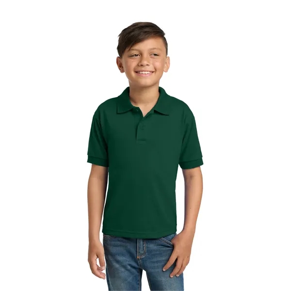 Gildan Youth DryBlend 6-Ounce Jersey Knit Sport Shirt. - Gildan Youth DryBlend 6-Ounce Jersey Knit Sport Shirt. - Image 3 of 45