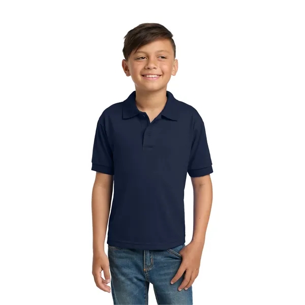 Gildan Youth DryBlend 6-Ounce Jersey Knit Sport Shirt. - Gildan Youth DryBlend 6-Ounce Jersey Knit Sport Shirt. - Image 12 of 45