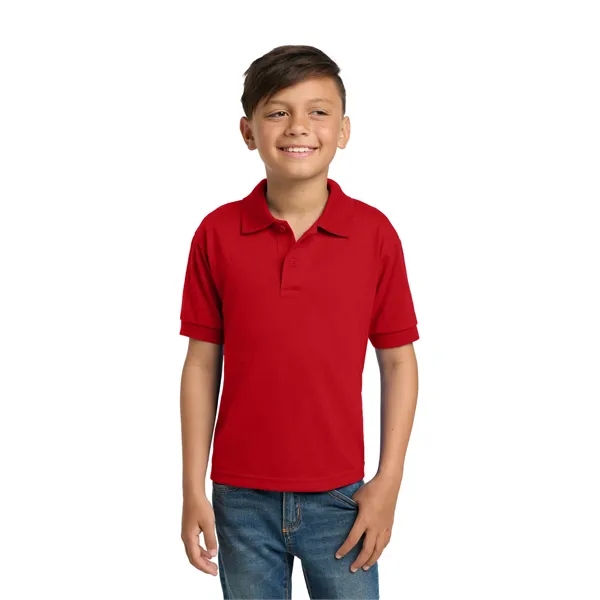 Gildan Youth DryBlend 6-Ounce Jersey Knit Sport Shirt. - Gildan Youth DryBlend 6-Ounce Jersey Knit Sport Shirt. - Image 18 of 45