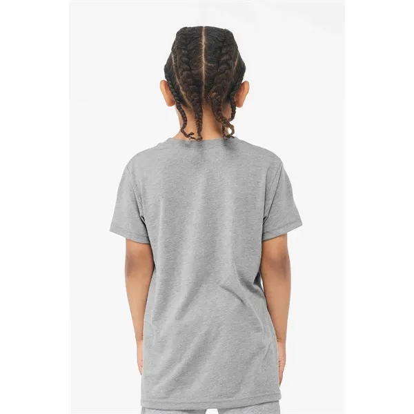 BELLA+CANVAS Youth Triblend Short Sleeve Tee. - BELLA+CANVAS Youth Triblend Short Sleeve Tee. - Image 16 of 56