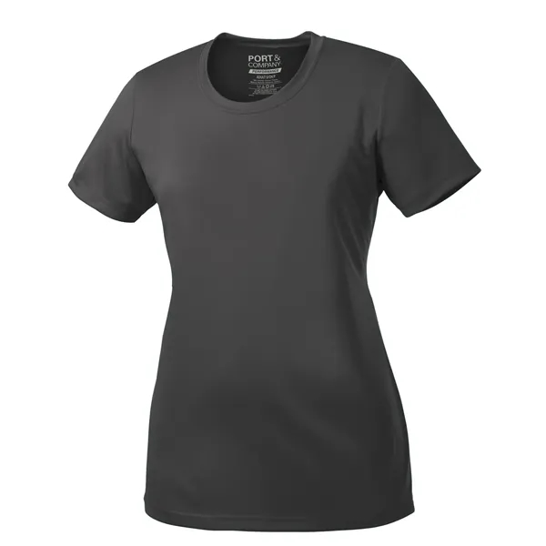 Port & Co Women's Performance Tee. - Port & Co Women's Performance Tee. - Image 15 of 39