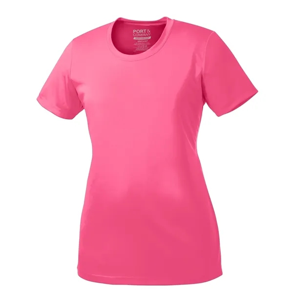 Port & Co Women's Performance Tee. - Port & Co Women's Performance Tee. - Image 38 of 39