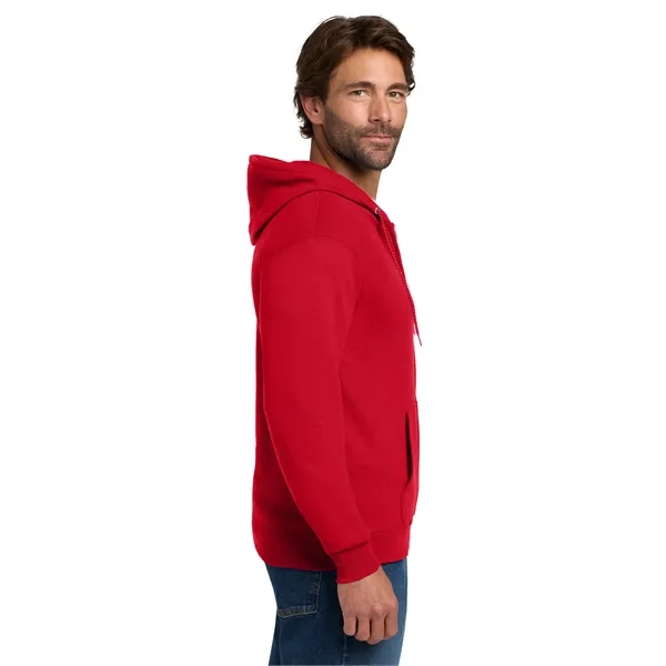 Hanes - EcoSmart Full-Zip Hooded Sweatshirt. - Hanes - EcoSmart Full-Zip Hooded Sweatshirt. - Image 5 of 39