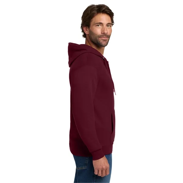 Hanes - EcoSmart Full-Zip Hooded Sweatshirt. - Hanes - EcoSmart Full-Zip Hooded Sweatshirt. - Image 20 of 39