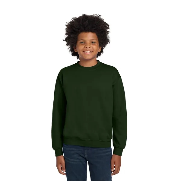 Gildan Youth Heavy Blend Crewneck Sweatshirt. - Gildan Youth Heavy Blend Crewneck Sweatshirt. - Image 4 of 35