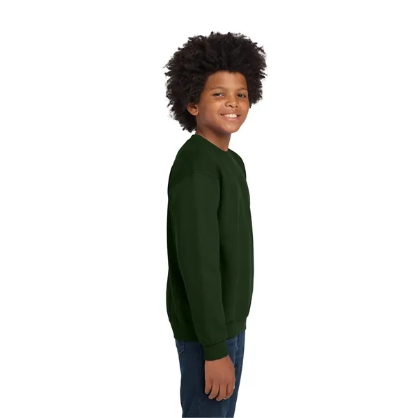 Gildan Youth Heavy Blend Crewneck Sweatshirt. - Gildan Youth Heavy Blend Crewneck Sweatshirt. - Image 6 of 35