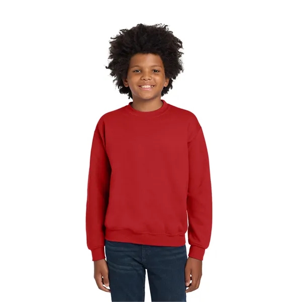 Gildan Youth Heavy Blend Crewneck Sweatshirt. - Gildan Youth Heavy Blend Crewneck Sweatshirt. - Image 10 of 35