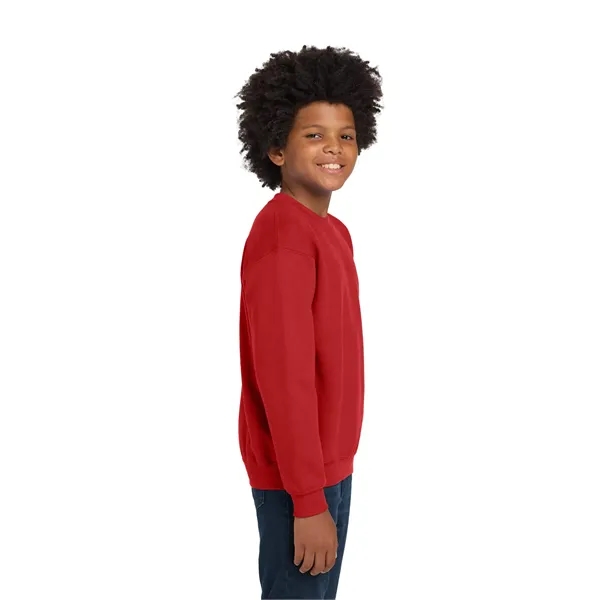 Gildan Youth Heavy Blend Crewneck Sweatshirt. - Gildan Youth Heavy Blend Crewneck Sweatshirt. - Image 12 of 35