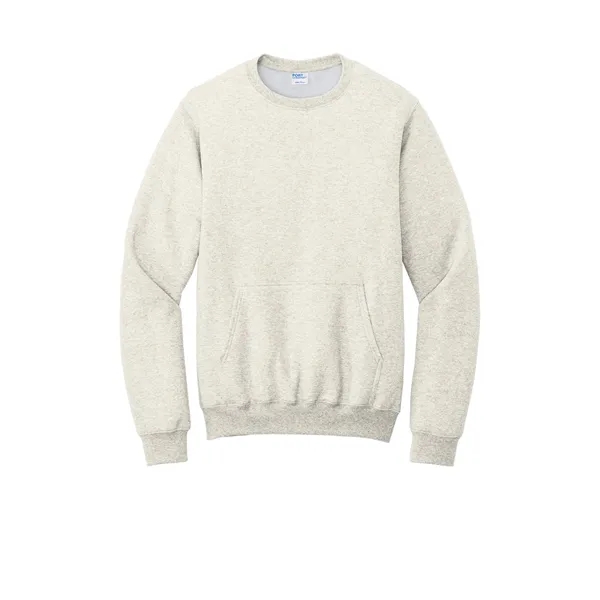Port & Company Core Fleece Crewneck Pocket Sweatshirt - Port & Company Core Fleece Crewneck Pocket Sweatshirt - Image 17 of 39