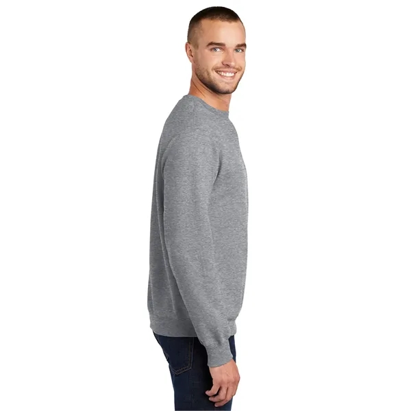 Port & Company Essential Fleece Crewneck Sweatshirt. - Port & Company Essential Fleece Crewneck Sweatshirt. - Image 23 of 80