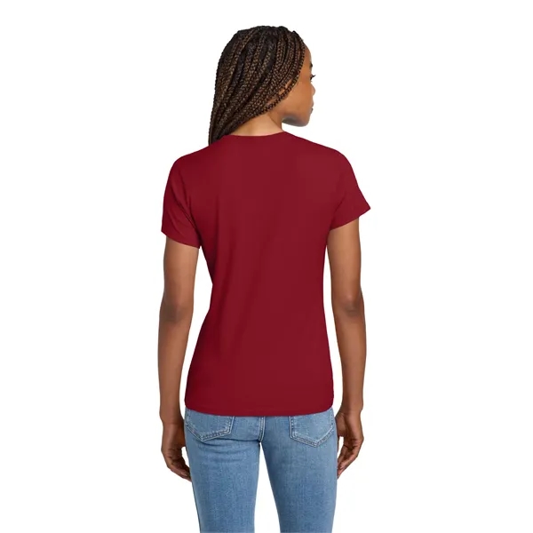 Hanes Women's Perfect-T Cotton T-Shirt. - Hanes Women's Perfect-T Cotton T-Shirt. - Image 10 of 45