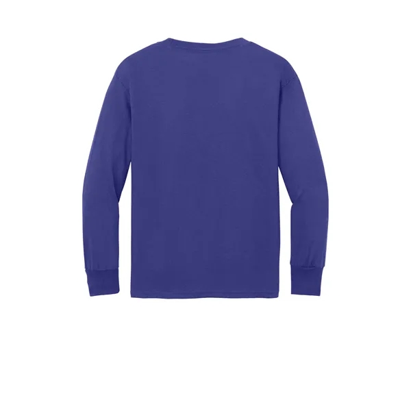 Port & Company Youth Long Sleeve Core Cotton Tee. - Port & Company Youth Long Sleeve Core Cotton Tee. - Image 15 of 90