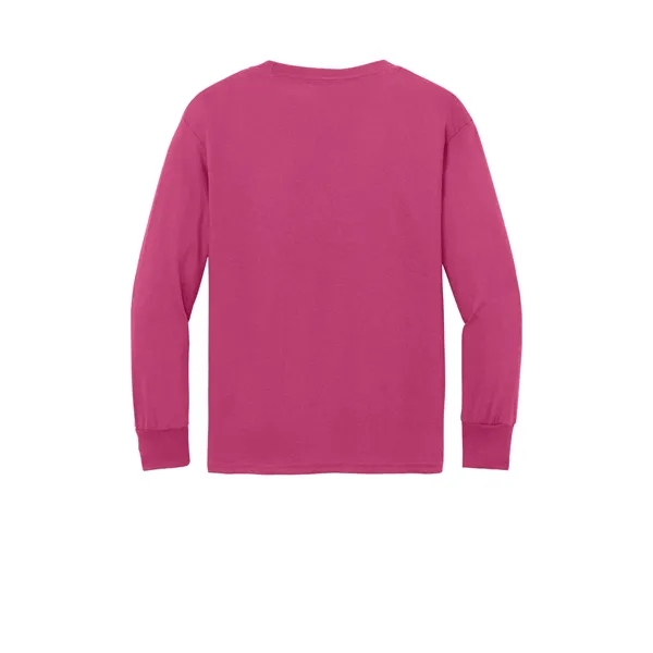 Port & Company Youth Long Sleeve Core Cotton Tee. - Port & Company Youth Long Sleeve Core Cotton Tee. - Image 21 of 90
