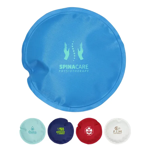 Round Nylon-Covered Hot/Cold Pack
