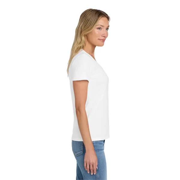 Gildan Softstyle Women's Fit V-Neck T-Shirt. - Gildan Softstyle Women's Fit V-Neck T-Shirt. - Image 3 of 30