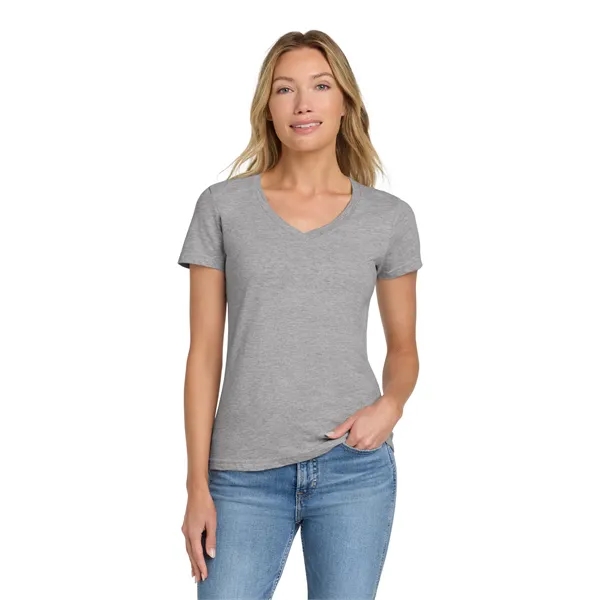 Gildan Softstyle Women's Fit V-Neck T-Shirt. - Gildan Softstyle Women's Fit V-Neck T-Shirt. - Image 5 of 30