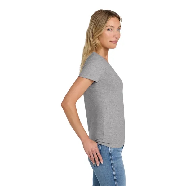 Gildan Softstyle Women's Fit V-Neck T-Shirt. - Gildan Softstyle Women's Fit V-Neck T-Shirt. - Image 8 of 30