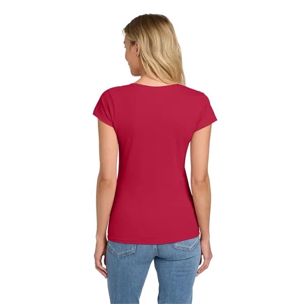Gildan Softstyle Women's Fit V-Neck T-Shirt. - Gildan Softstyle Women's Fit V-Neck T-Shirt. - Image 20 of 30