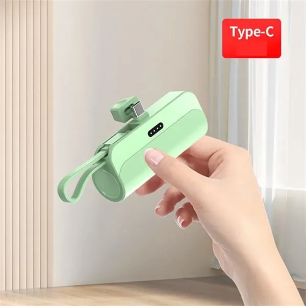 5000mAh Mini  pocket wireless capsule power bank - 5000mAh Mini  pocket wireless capsule power bank - Image 2 of 3