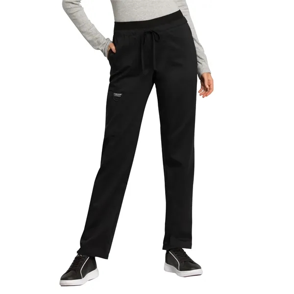 Cherokee - Workwear Revolution - Mid Rise Tapered Leg Dra... - Cherokee - Workwear Revolution - Mid Rise Tapered Leg Dra... - Image 0 of 0