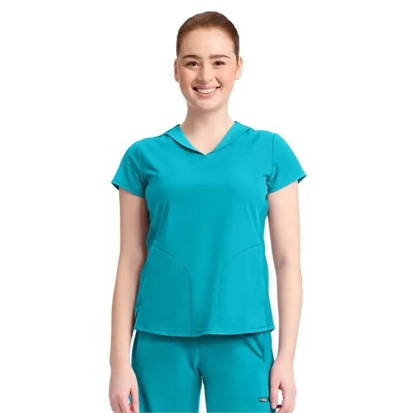 Infinity GNR8 - Women's 2-Pocket Mock-Wrap V-Neck Top - Infinity GNR8 - Women's 2-Pocket Mock-Wrap V-Neck Top - Image 0 of 17