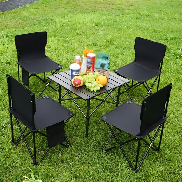 Outdoor Folding Table and Chair Set - Outdoor Folding Table and Chair Set - Image 3 of 3