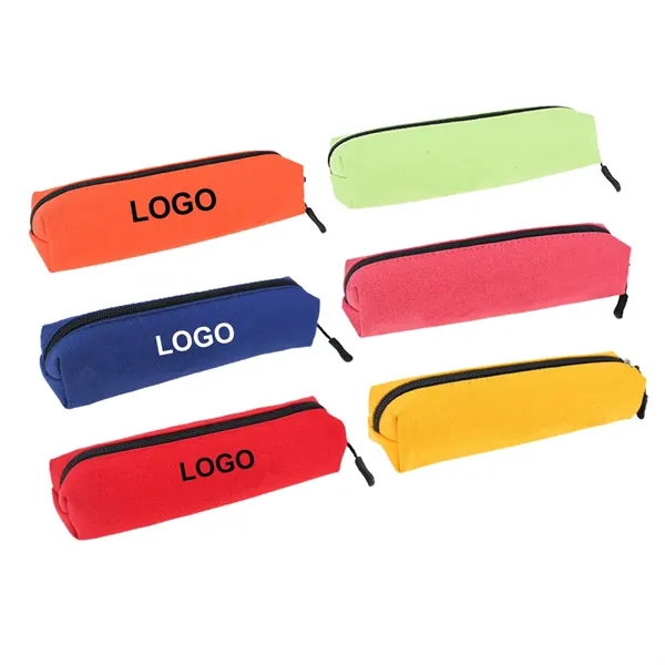 Canvas Pencil Case Pouch - Canvas Pencil Case Pouch - Image 0 of 3