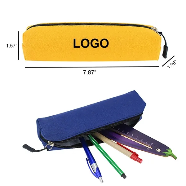 Canvas Pencil Case Pouch - Canvas Pencil Case Pouch - Image 3 of 3