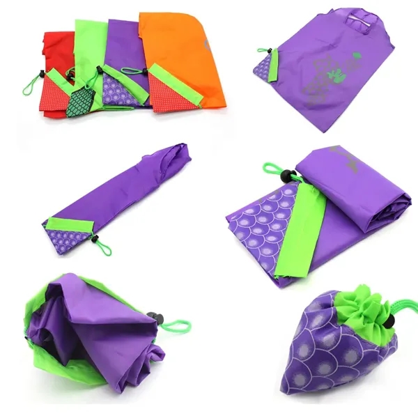 Fruit Shaped Reusable Grocery Shopping Tote Bags - Fruit Shaped Reusable Grocery Shopping Tote Bags - Image 3 of 3