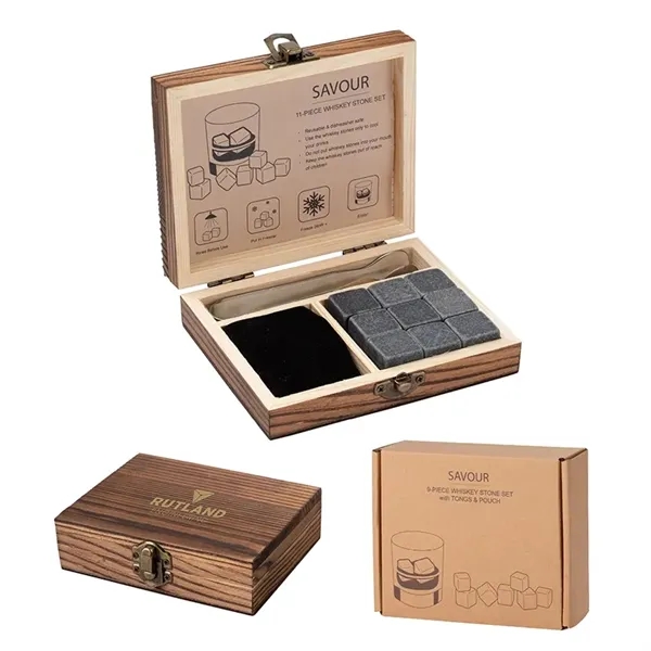 Savour 11-Piece Whiskey Stone Set - Savour 11-Piece Whiskey Stone Set - Image 0 of 1