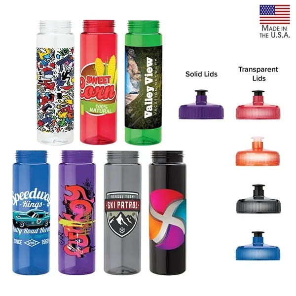 Newport 25 oz. PET Bottle with Pull Spout Lid - Newport 25 oz. PET Bottle with Pull Spout Lid - Image 0 of 1