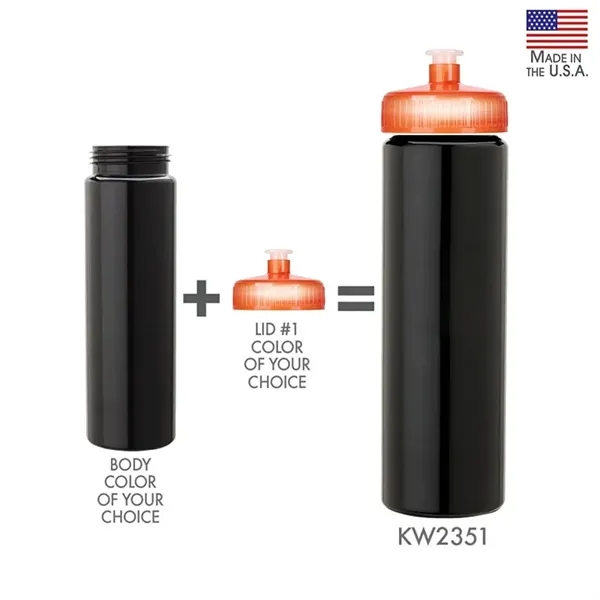 Newport 25 oz. PET Bottle with Pull Spout Lid - Newport 25 oz. PET Bottle with Pull Spout Lid - Image 1 of 1