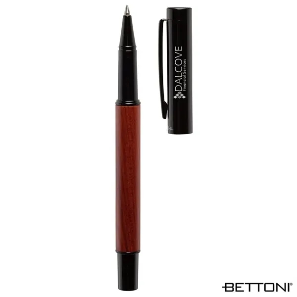 Bettoni® Alicante Rollerball Pen w/ Wood Barrel - Bettoni® Alicante Rollerball Pen w/ Wood Barrel - Image 0 of 1